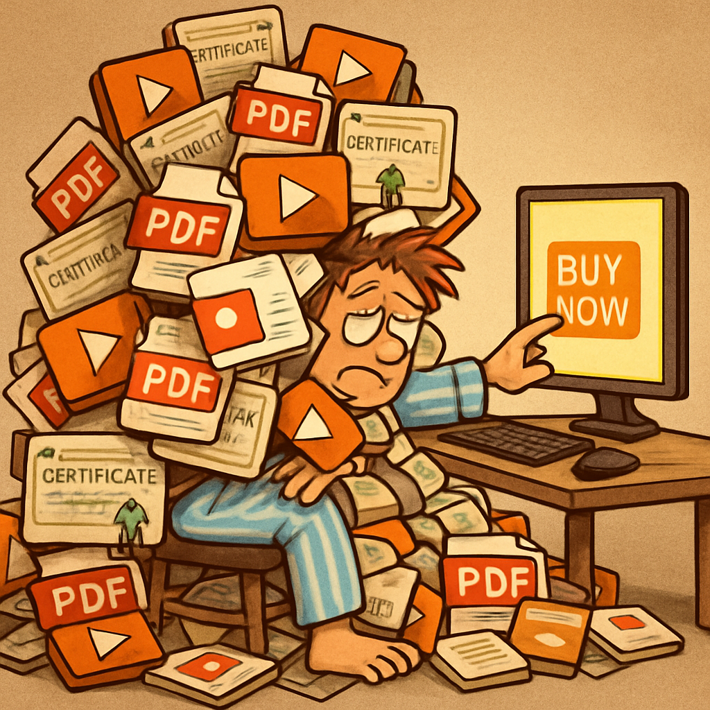 Alguem depois de comprar varios cursos